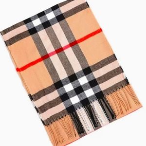 Women 100% CASHMERE SCARF MADE IN SCOTLAND PLAID DESIGN SUPER SOFT UNISEX